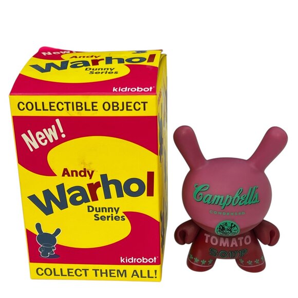 Andy Warhol Red Campbell's Soup Can Kidrobot Dunny from 2016 - Picture 1 of 9